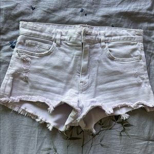 H&M light purple jean shorts